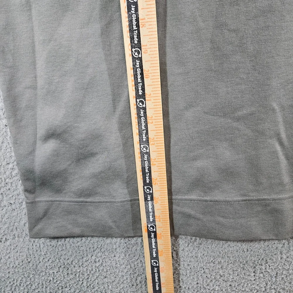Banana Republic Mens Grey Mixed Media Hooded Full Zip Jacket Large
